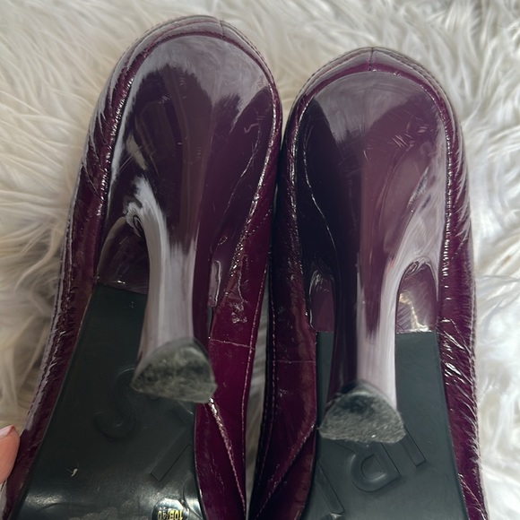 BCB GIRLS Maroon Patent Quilted design 5” Heels SZ. 10B/40 - Picture 8 of 12